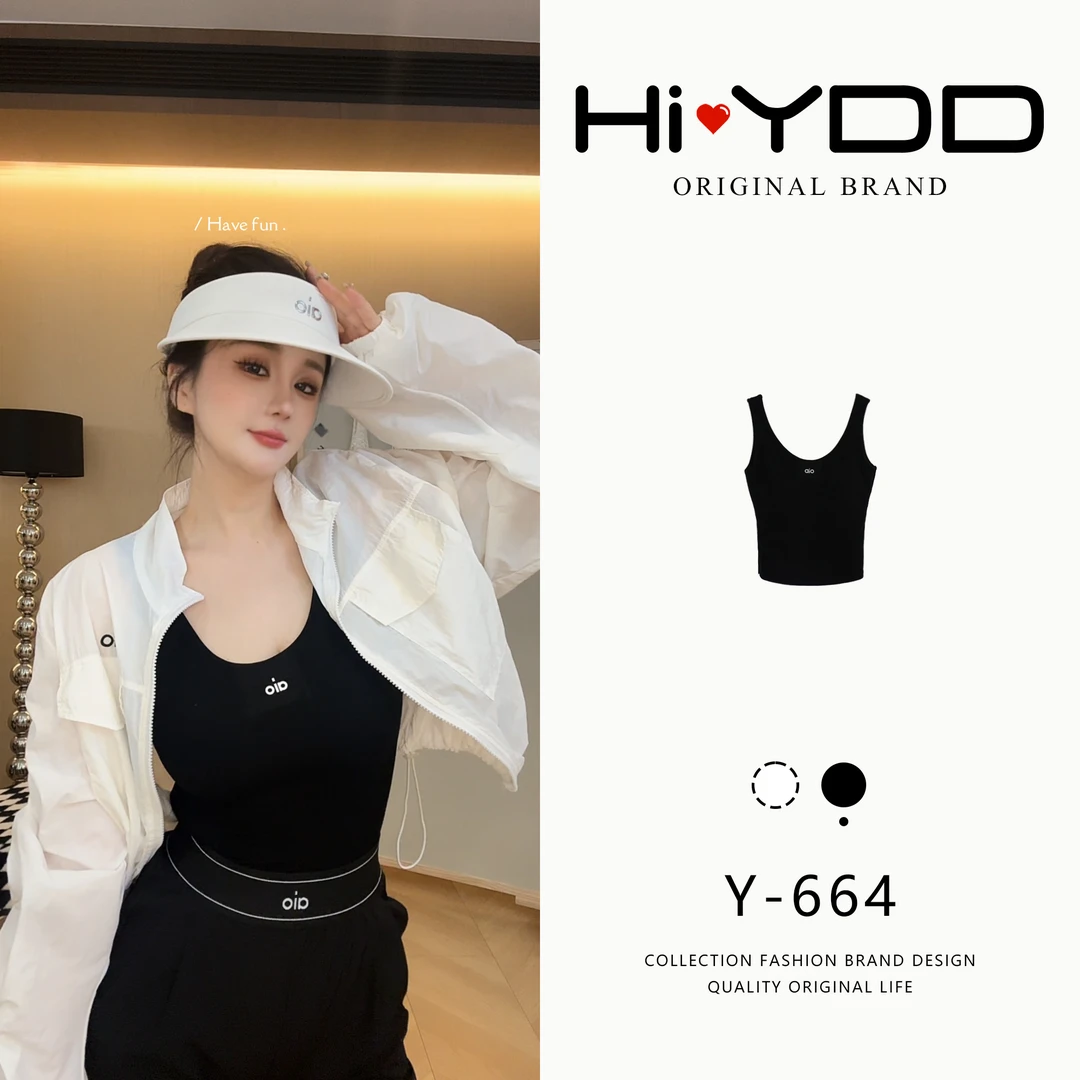 YDD•「Y-664」夏季新款简约修身潮流休闲设计师百搭背心JX-002
