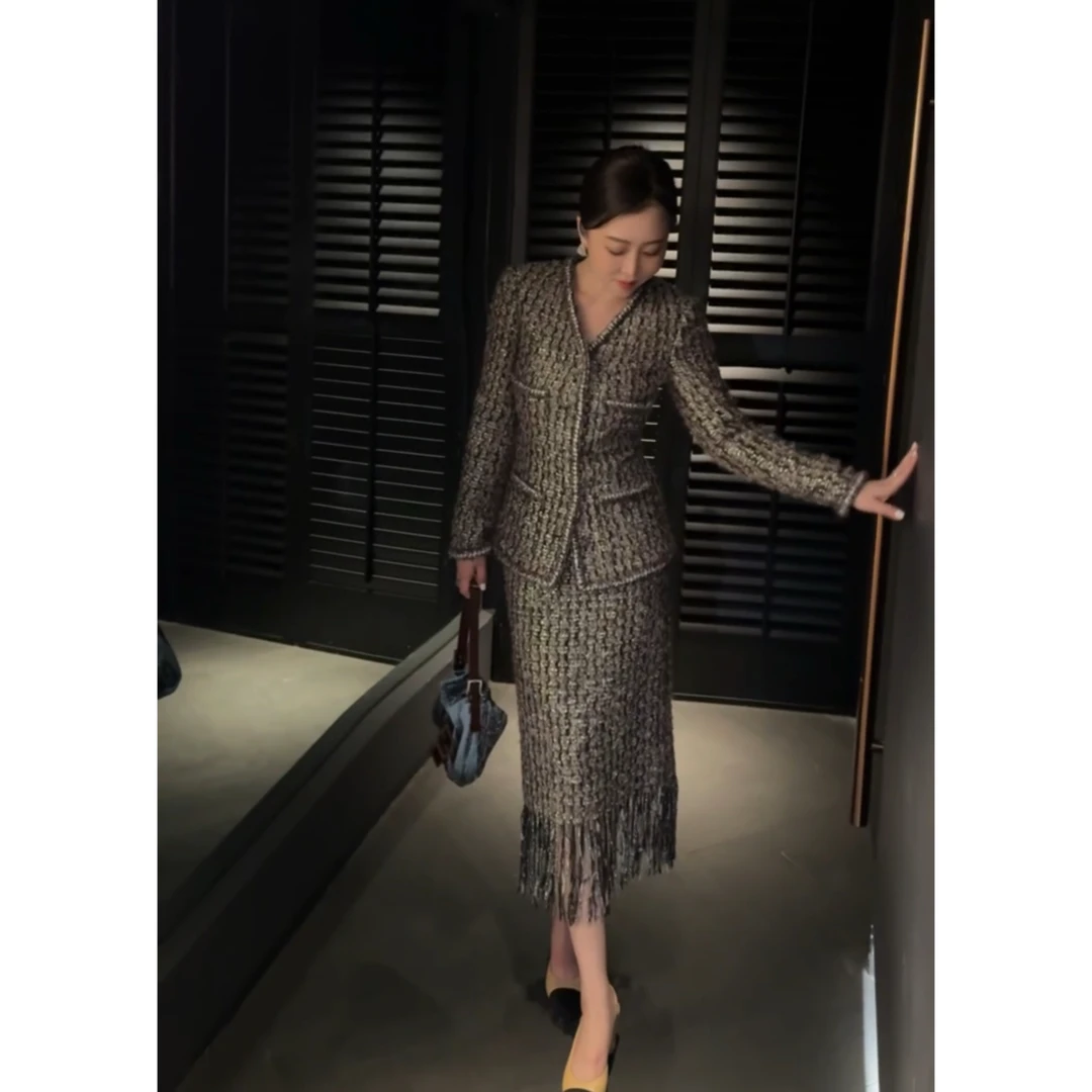 TheBay【穆赫兰道】粗花呢外套+半裙Bay2SQZR0152 Bay2SQZR0153