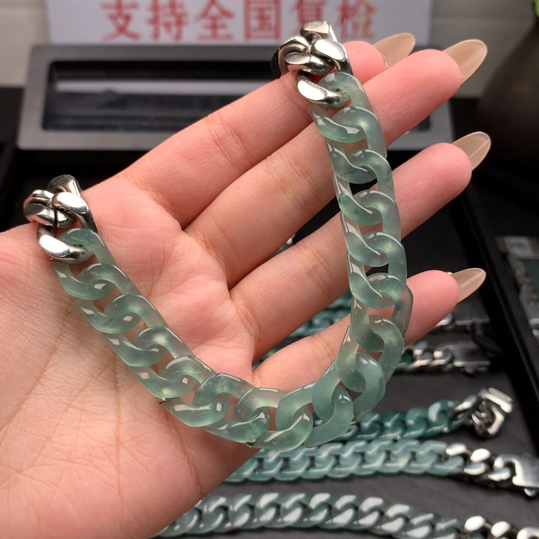 D***I翡翠未镶嵌手链003