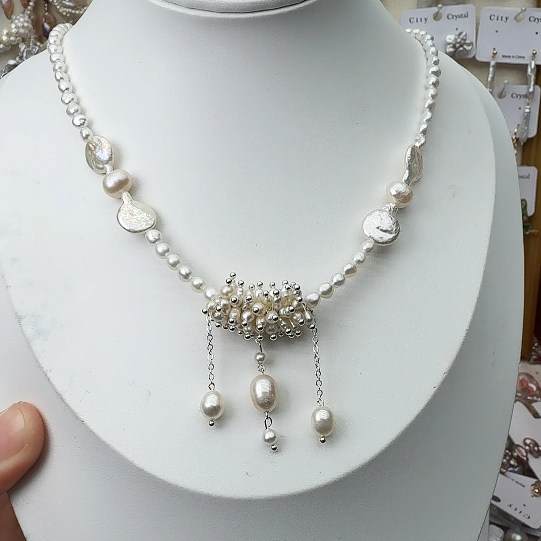 颈饰未镶嵌淡水珍珠