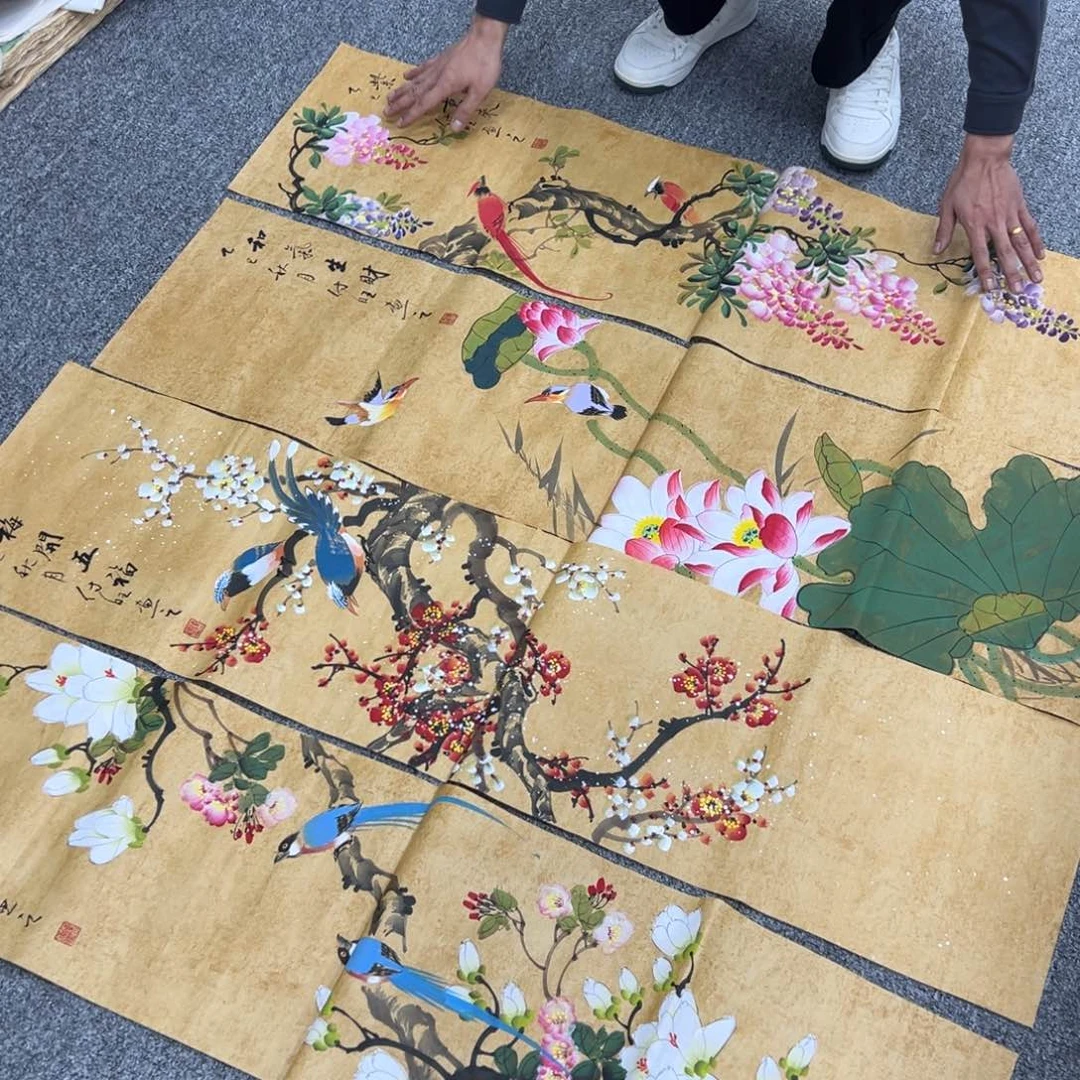 国画纯手绘字画宣纸