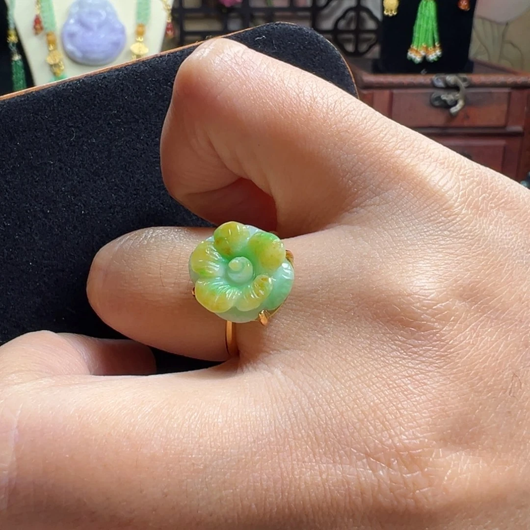 翡翠未镶嵌毛衣链俏色