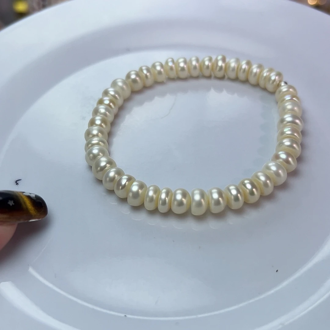 手绳淡水珍珠钛钢