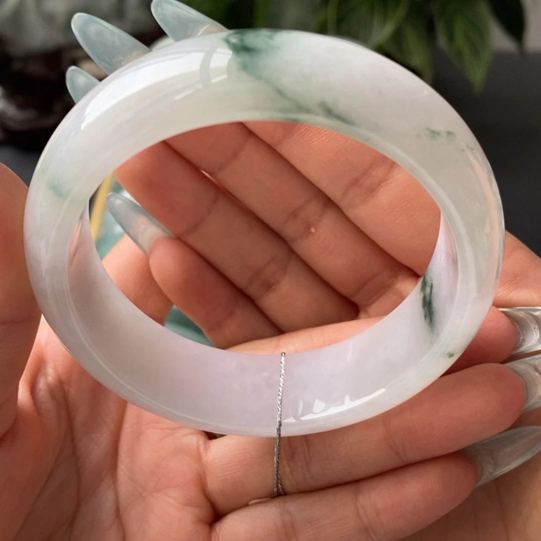 翡翠未镶嵌手镯天然