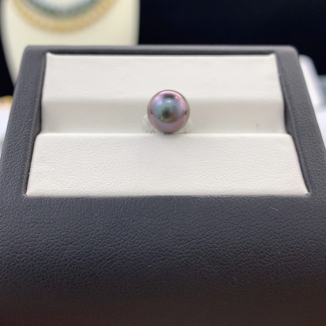 未镶嵌裸珠定制海水珍珠葡萄紫