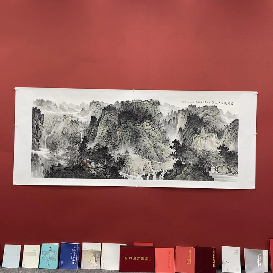 国画韦国春小八尺240*97精品佳作