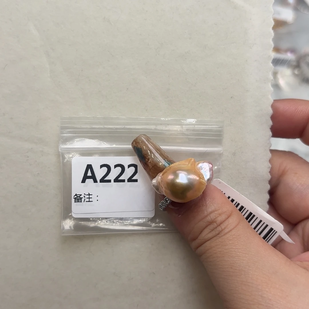 淡水珍珠戒指银S925镶嵌