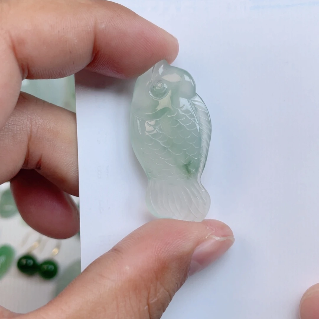 颈饰未镶嵌翡翠天然翡翠