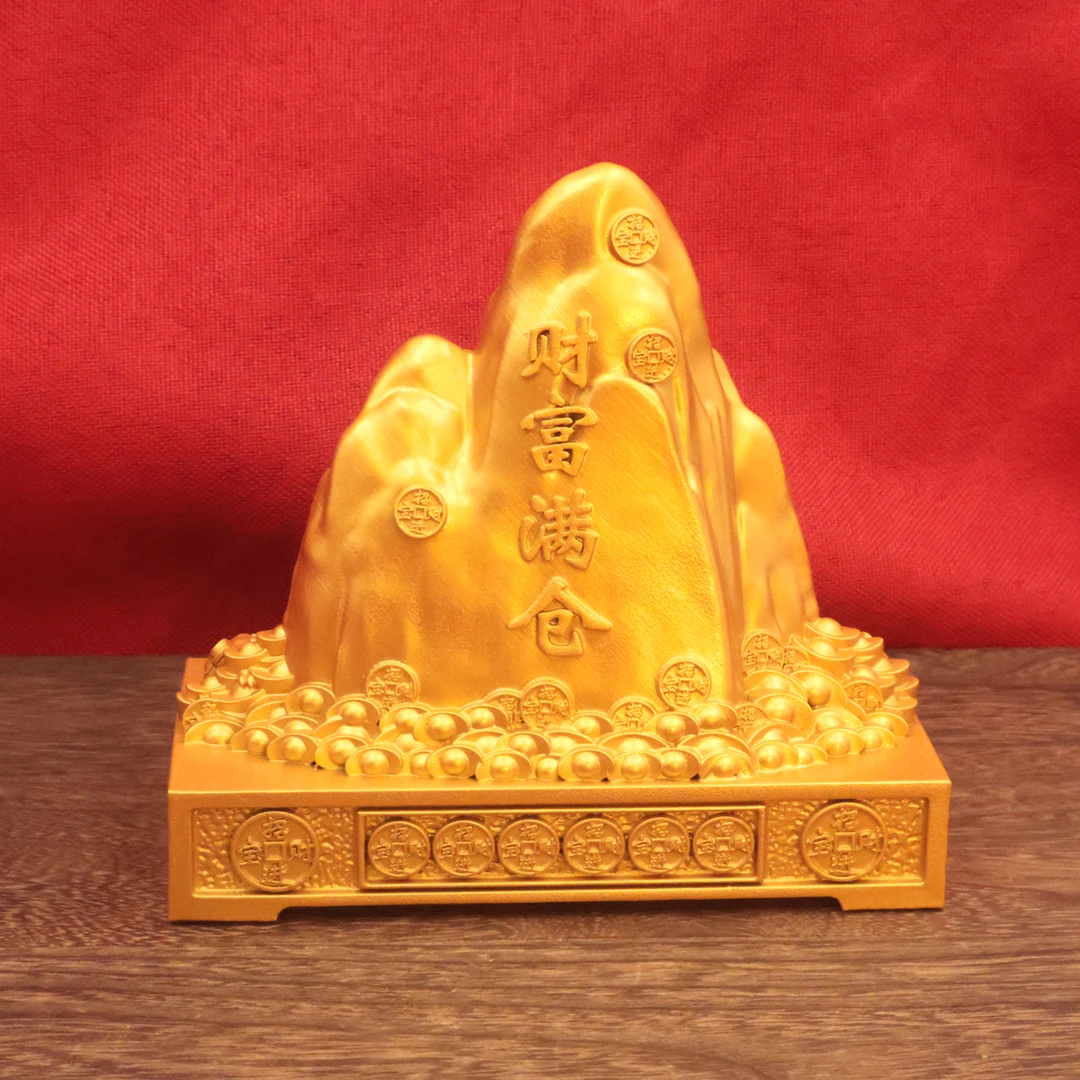 【老师推荐】财富满仓聚宝山摆件