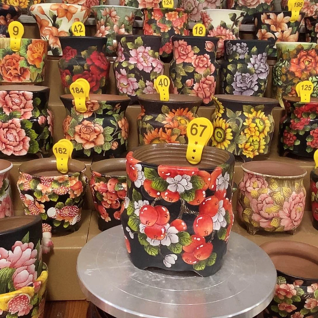 景德镇精品博采美盆11.5/13.5