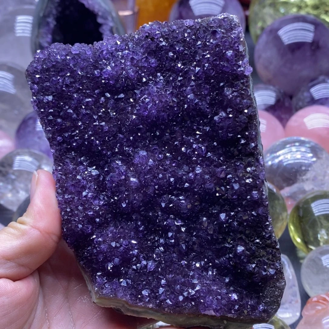 未镶嵌珠宝半成品水晶601紫水晶