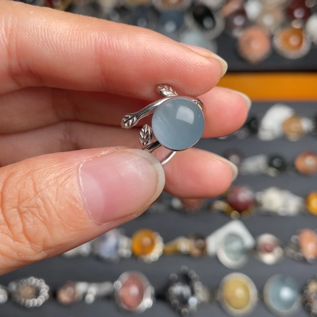 水晶戒指银S925镶嵌111111111111