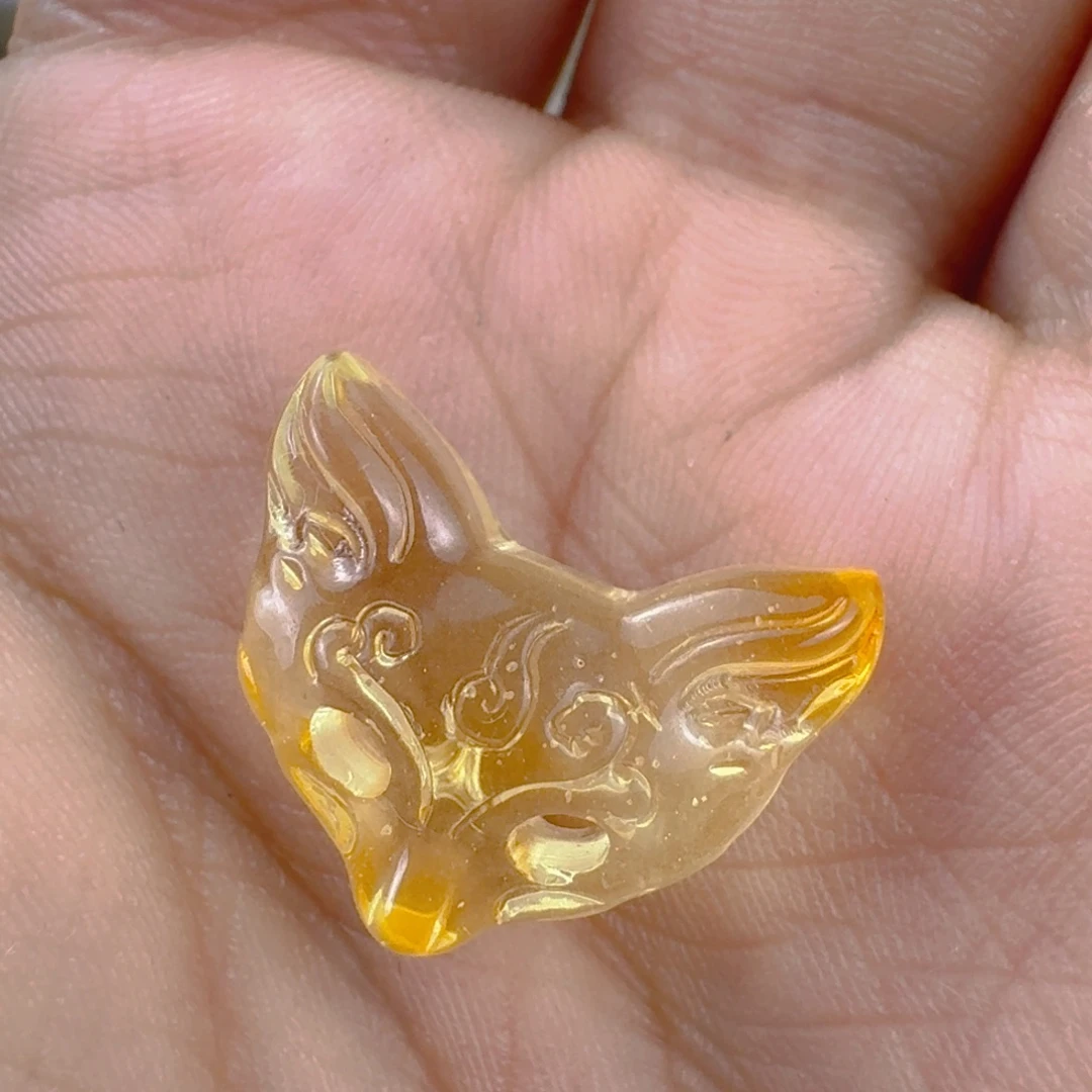 裸石蜜蜡未镶嵌全品备注打孔 18.2×14.2×8.2mm