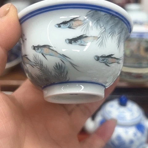 杯子景德镇陶瓷主人杯