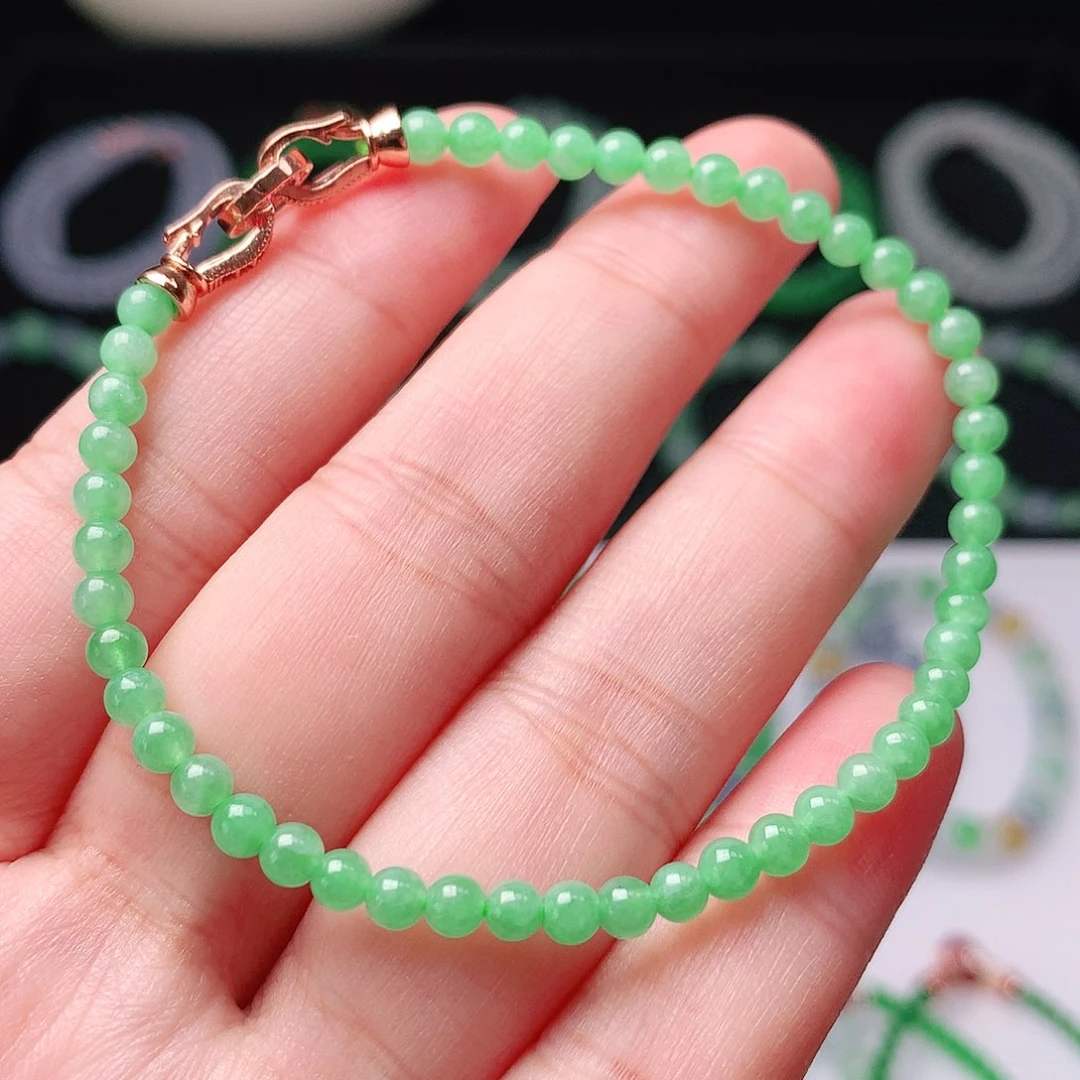 未镶嵌手链翡翠翡翠