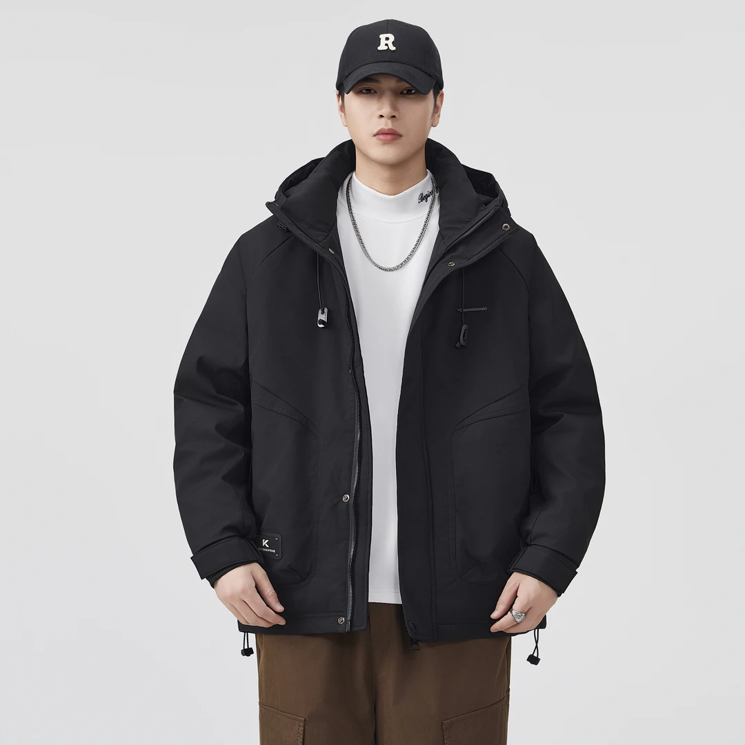 MR.MUDI/穆迪先生短款男士冬季新款羽绒抗寒保暖加厚夹克外套潮牌