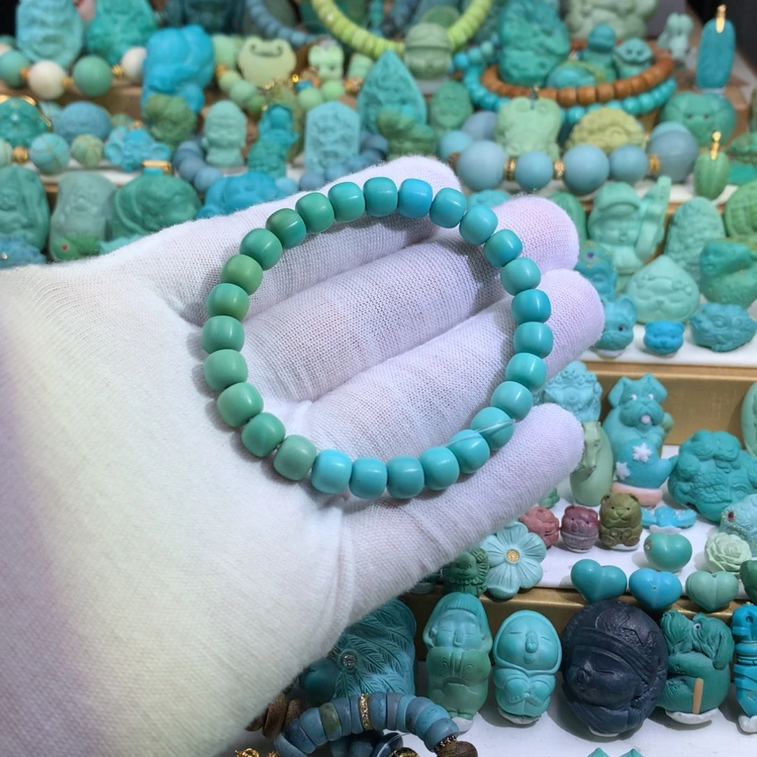 绿松石未镶嵌手链