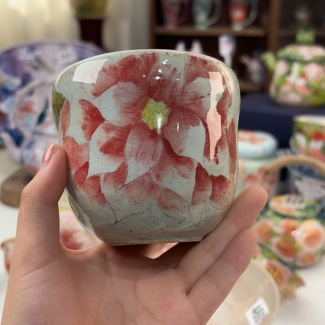 景德镇手绘高温釉下彩陶瓷茶具