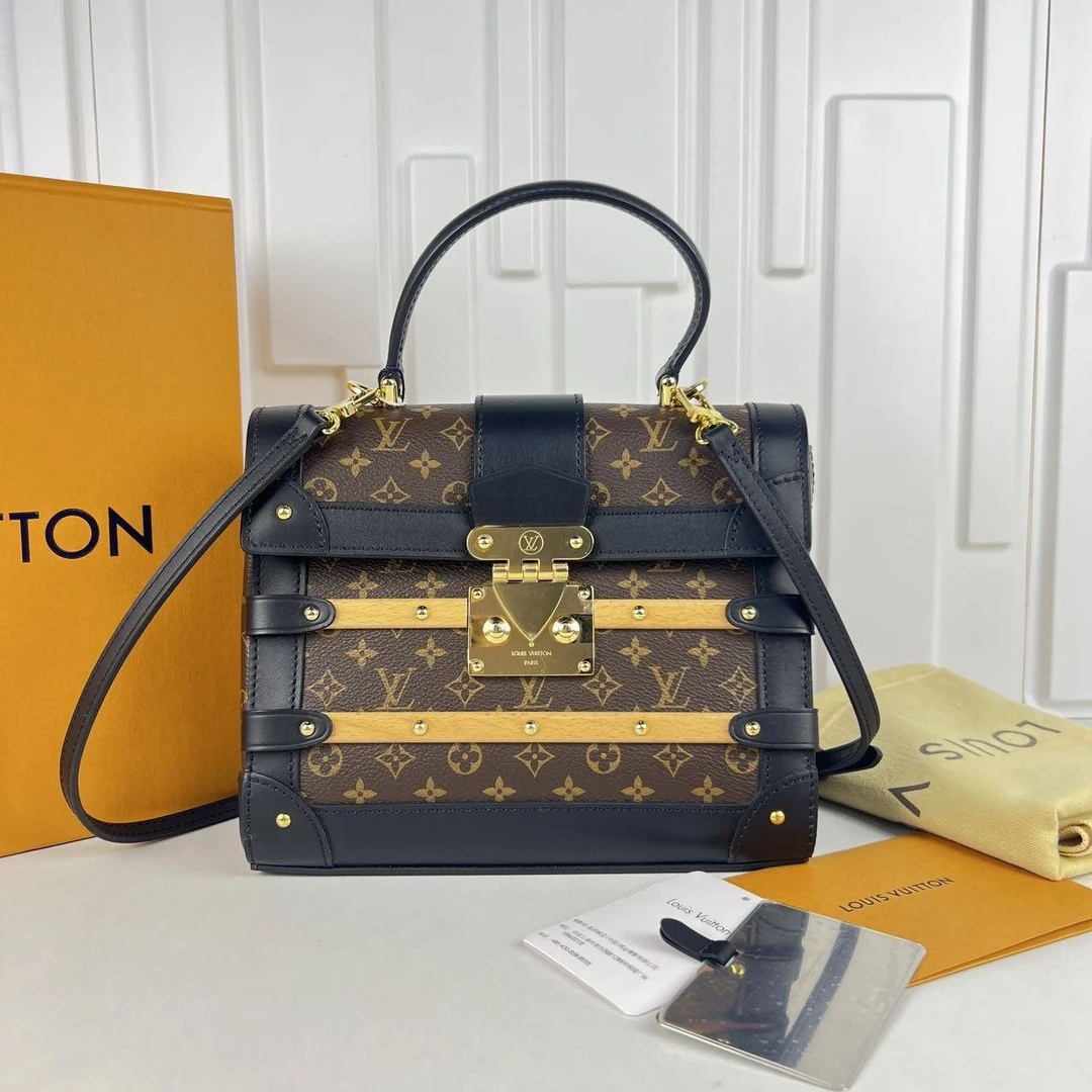 95新 LouisVuitton/路易威登  LV老花手提斜挎包 BY2519