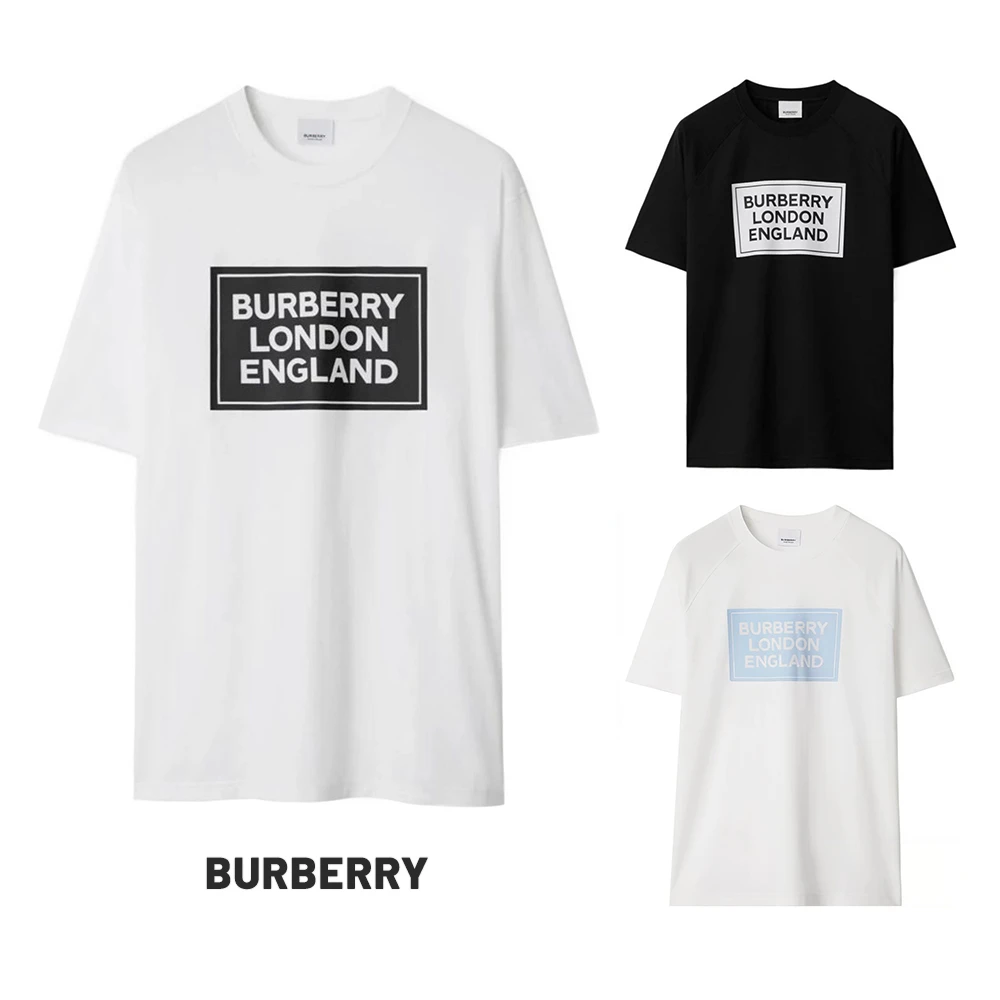 BURBERRY/博柏利(香港发)字母LOGO印花圆领短袖 8084338/BCJ