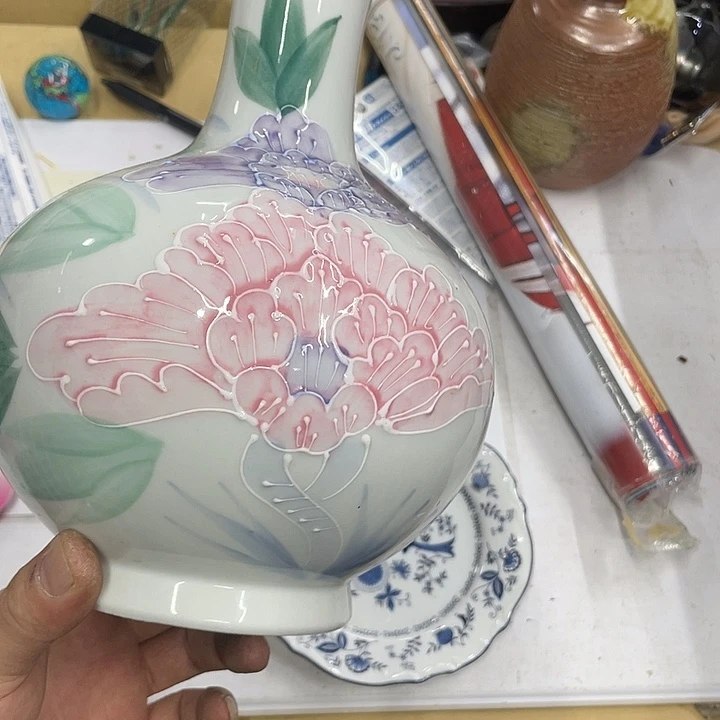 當***伍摆件老讷精品花瓶