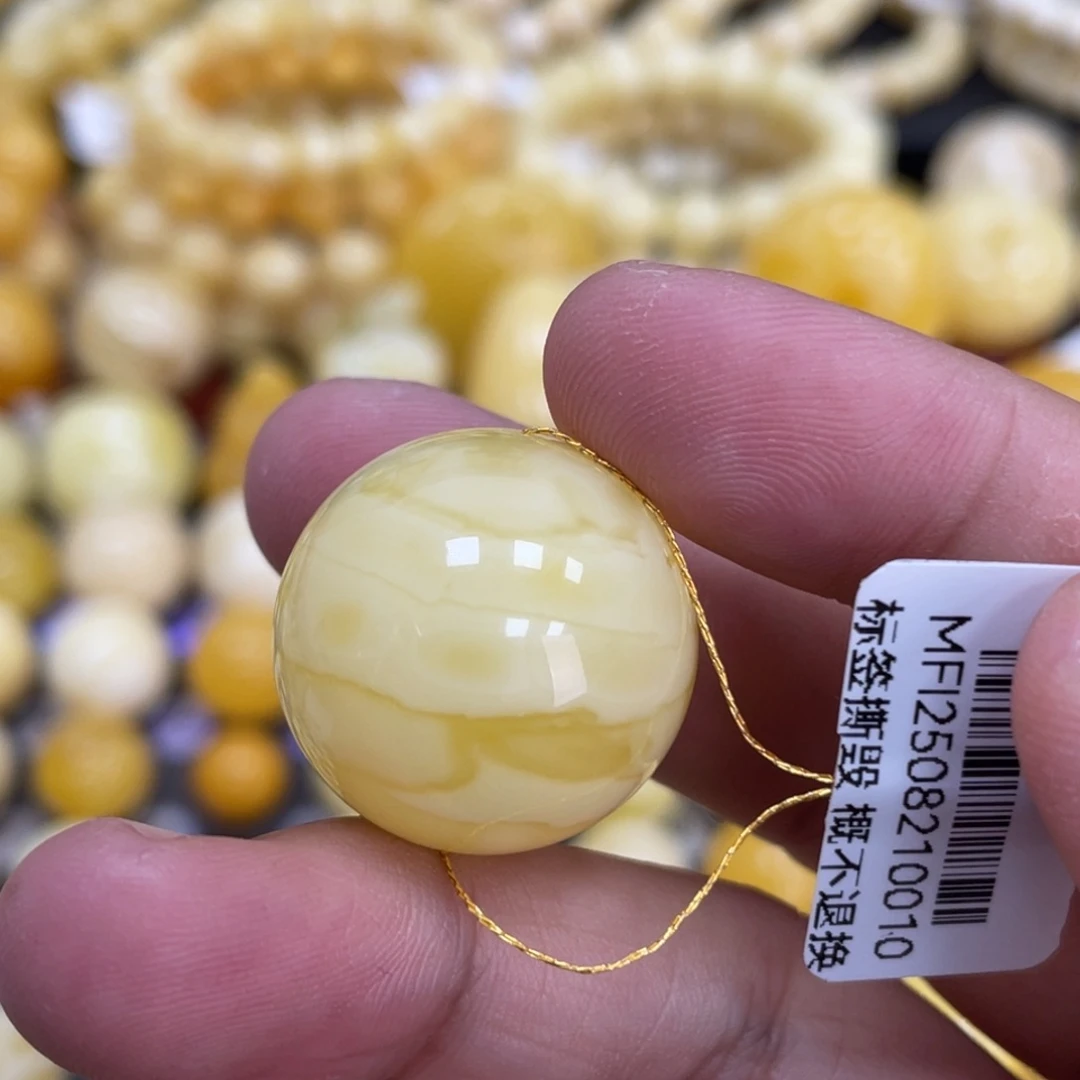 裸石蜜蜡未镶嵌22.6mm浓蜡妖花