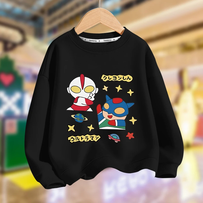 儿童卫衣女童秋冬装中大童洋气套装长袖圆领春秋季休闲百搭上衣