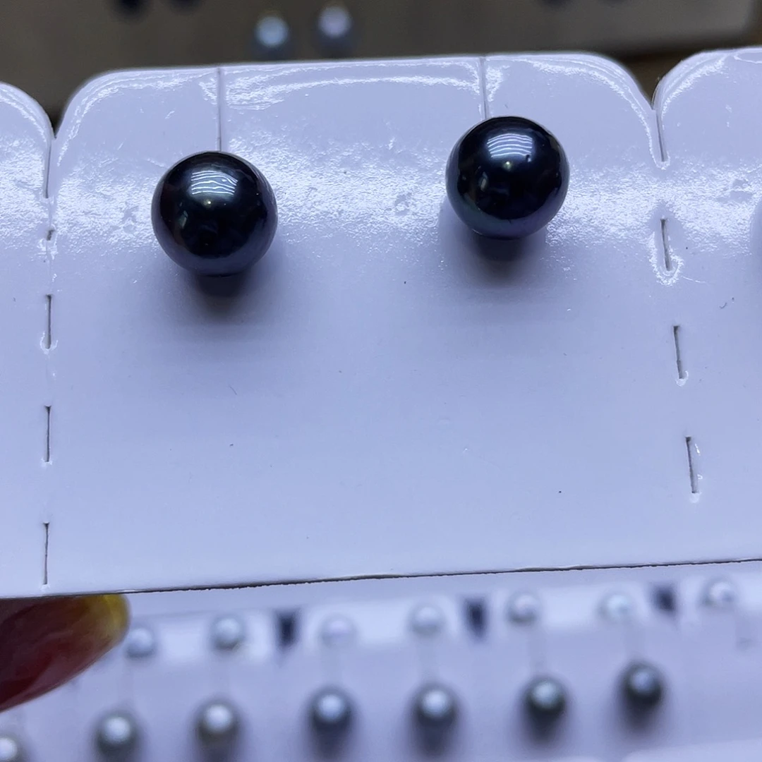 耳饰海水珍珠银S925镶嵌