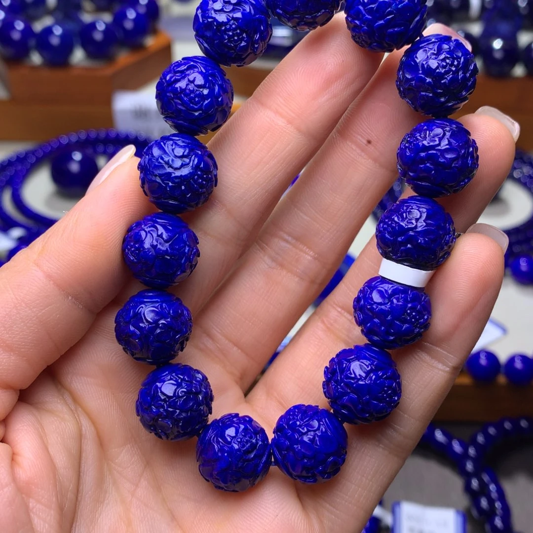 青金石手串未镶嵌13.5mm5362