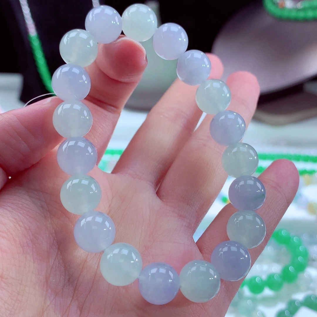 翡翠手链未镶嵌卡10mm