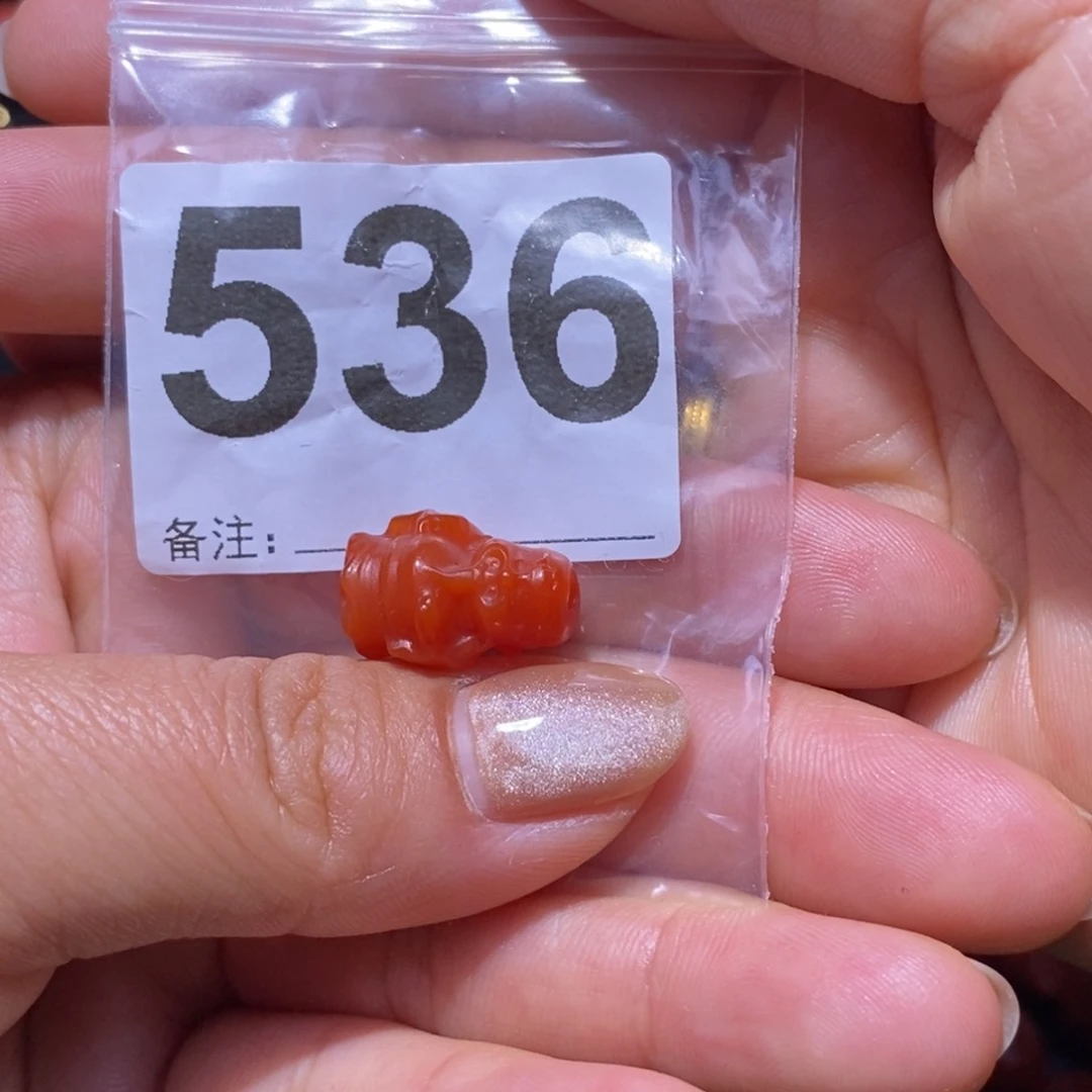南红玛瑙单珠未镶嵌@*翎
