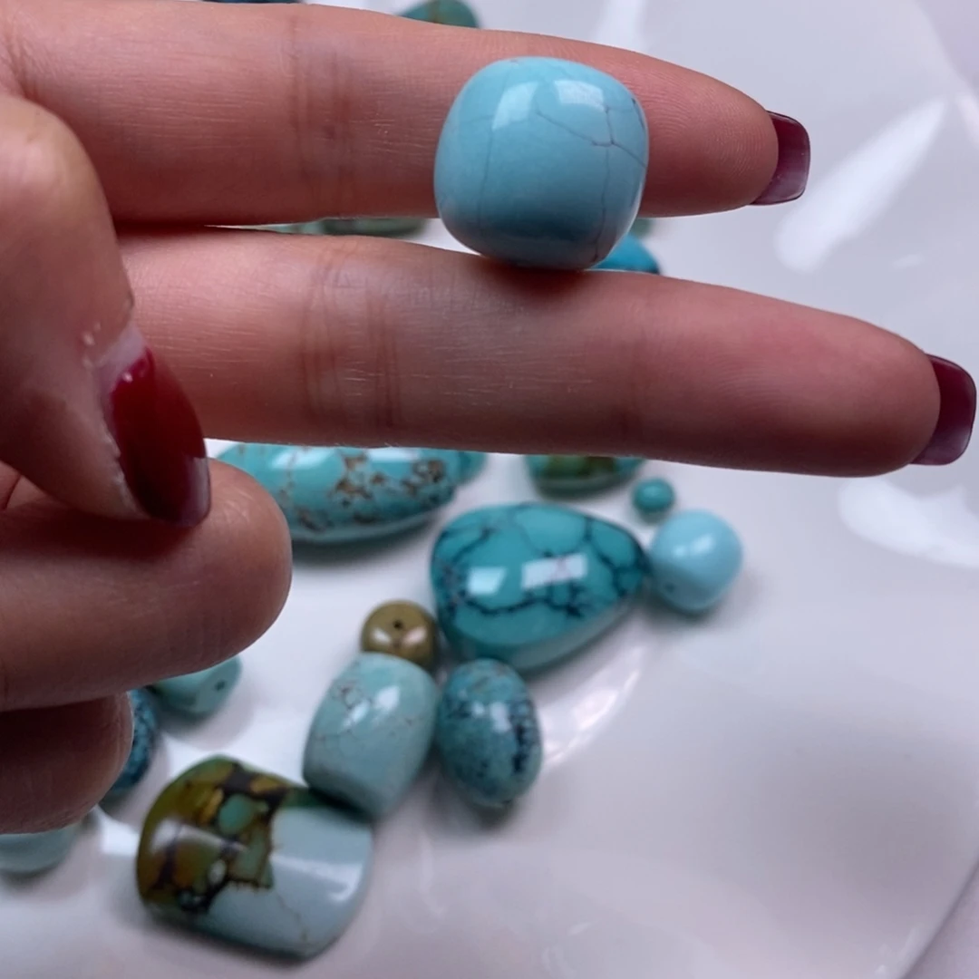 绿松石未镶嵌单珠