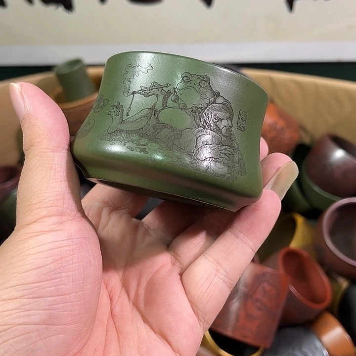 茶杯紫砂全手工紫砂主人杯