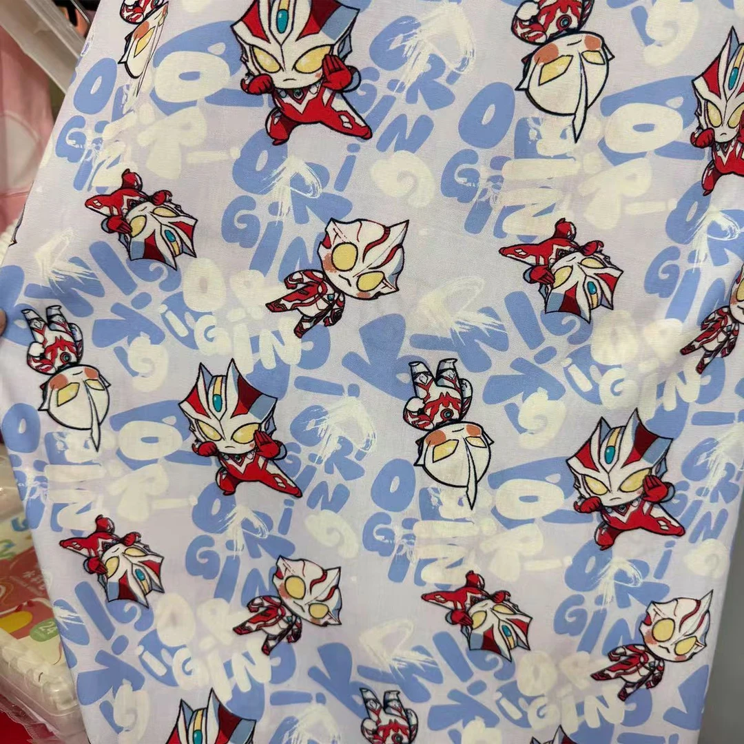 【奥特曼卡通】65支柔软透气面料 夏季服装适用