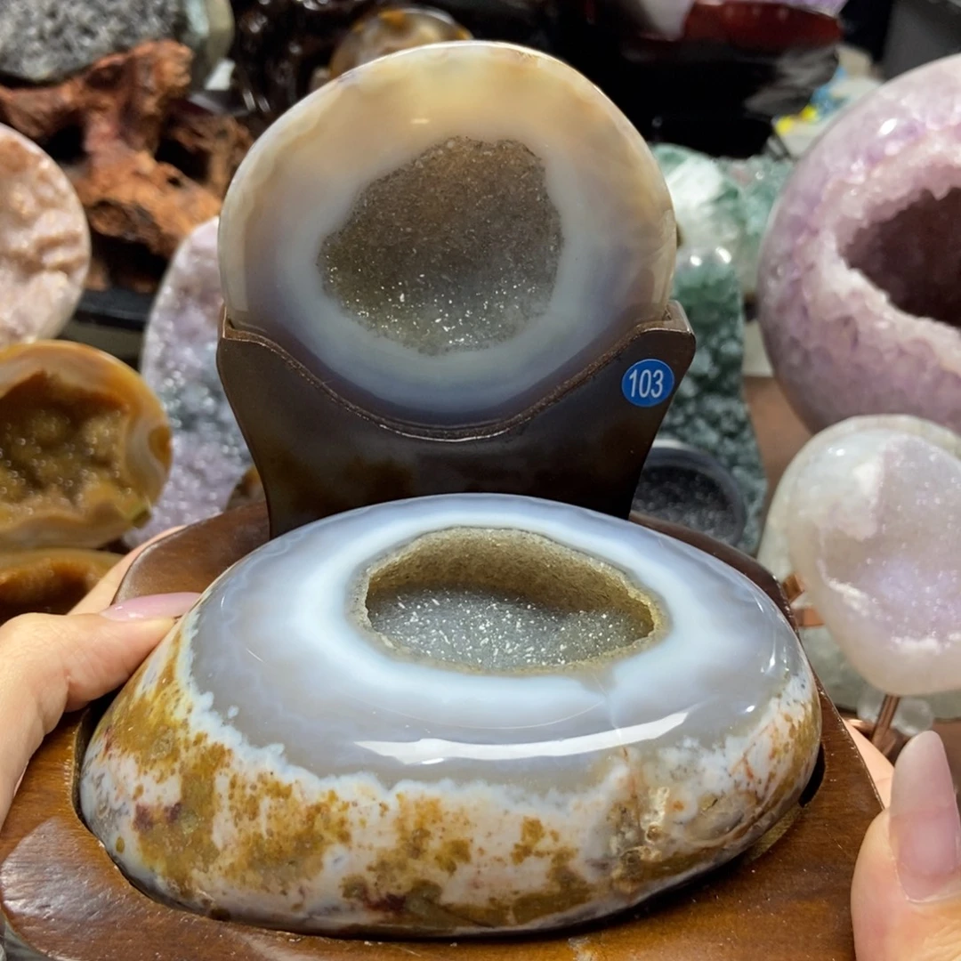 紫晶未镶嵌摆件水晶