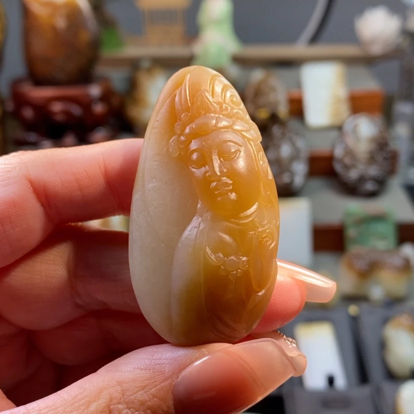 【闪购商品】和田玉（糖玉）吊坠未镶嵌