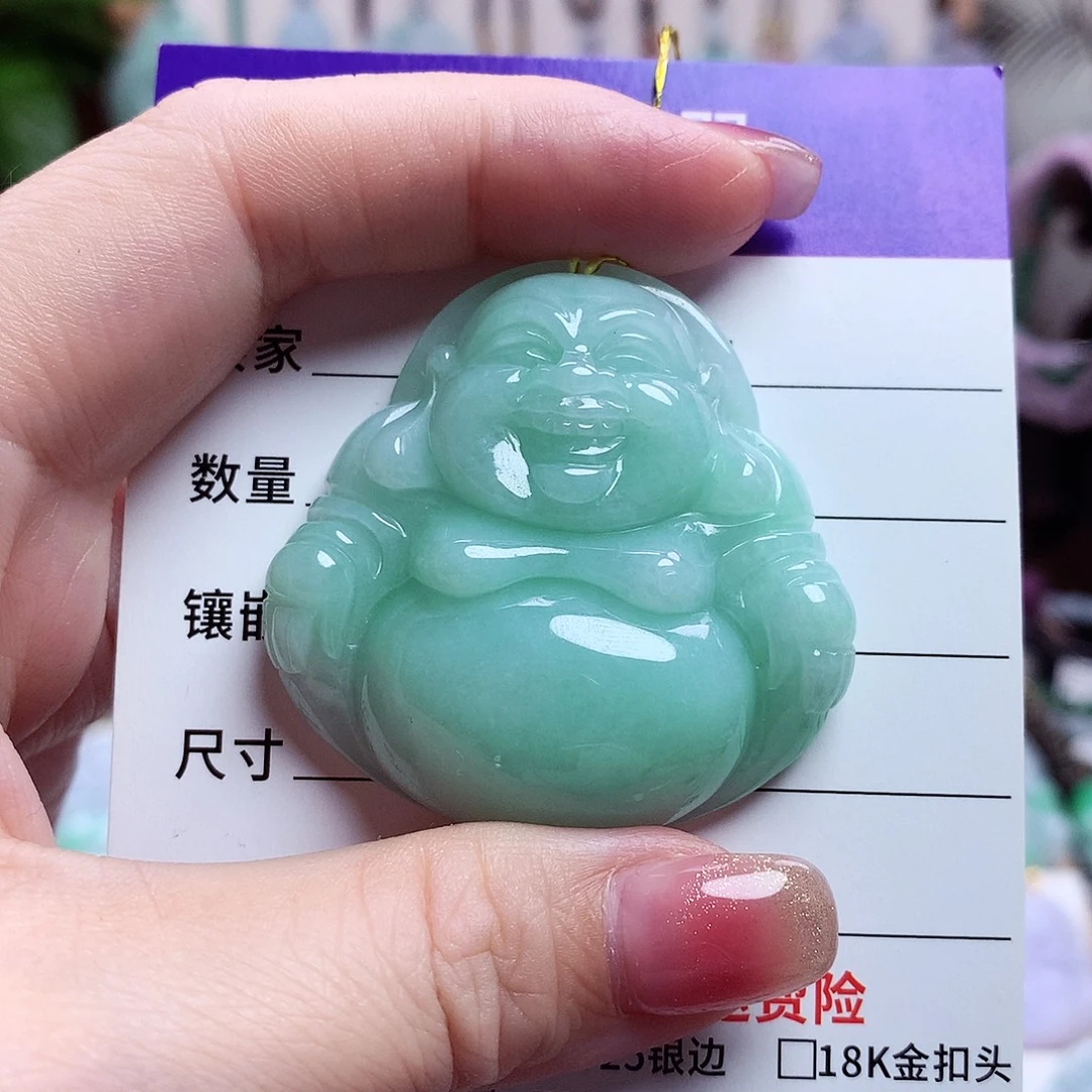 颈饰未镶嵌翡翠佛公27