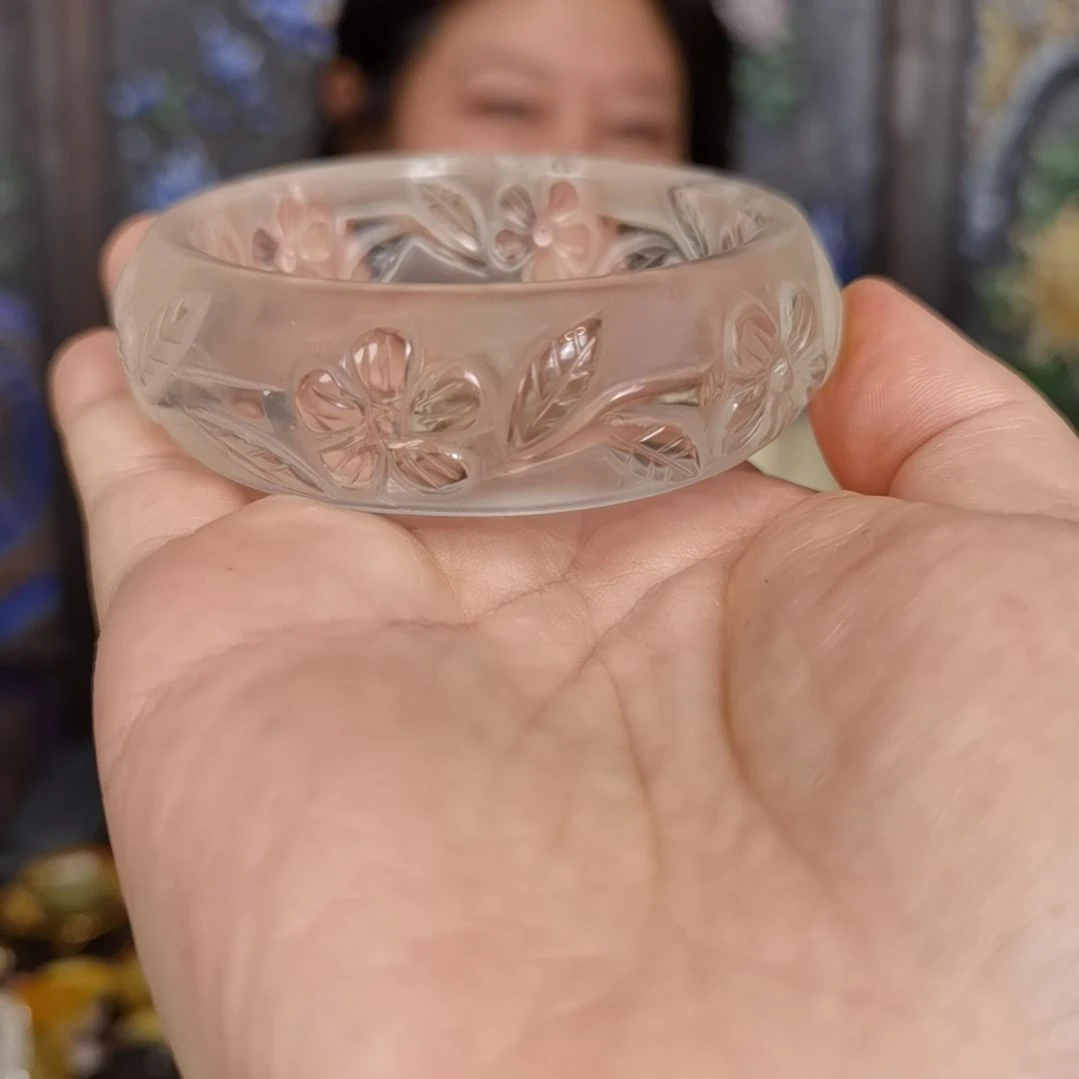 手镯未镶嵌水晶蓝**丹手镯