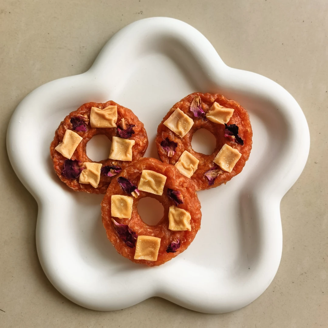 甜甜圈：鸡肉芝士甜甜圈