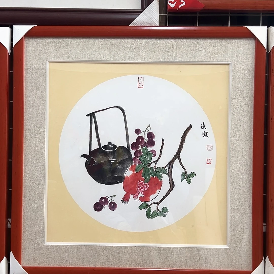 国画纯手绘系列画心