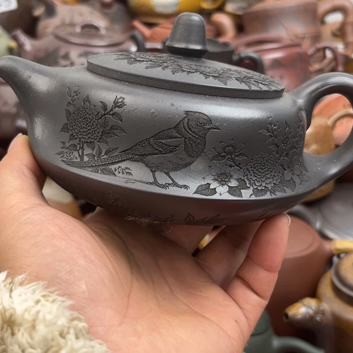 紫砂茶壶没有整口