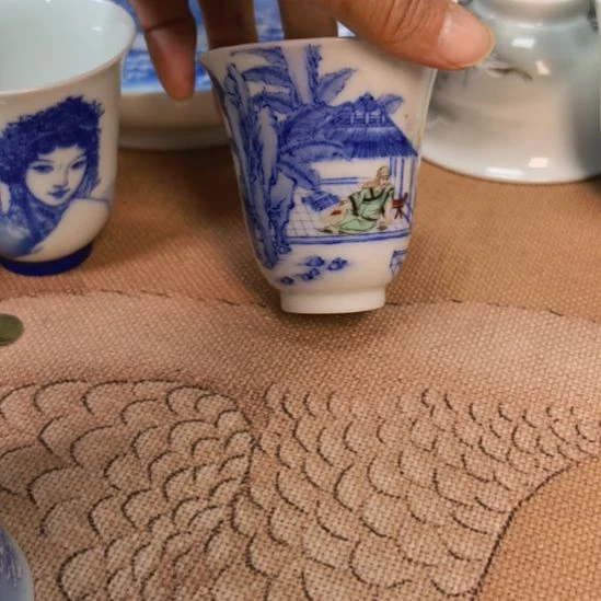手工茶器主人杯景德镇