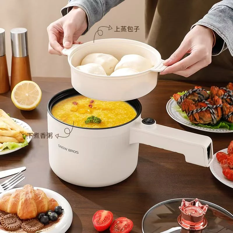 学生宿舍电煮人火锅一体锅多功能电煮锅煮粥熬汤陪伴煮面煮饭神器