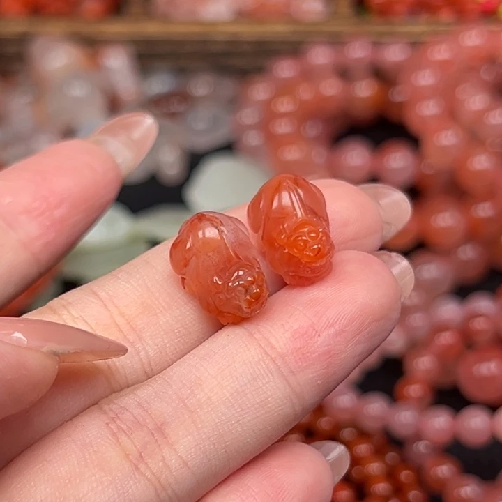 速***粥南红玛瑙未镶嵌吊坠(不含链)