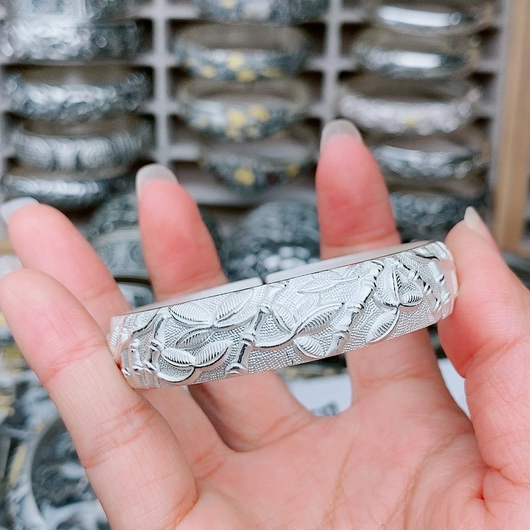 足银足银999竹子手镯