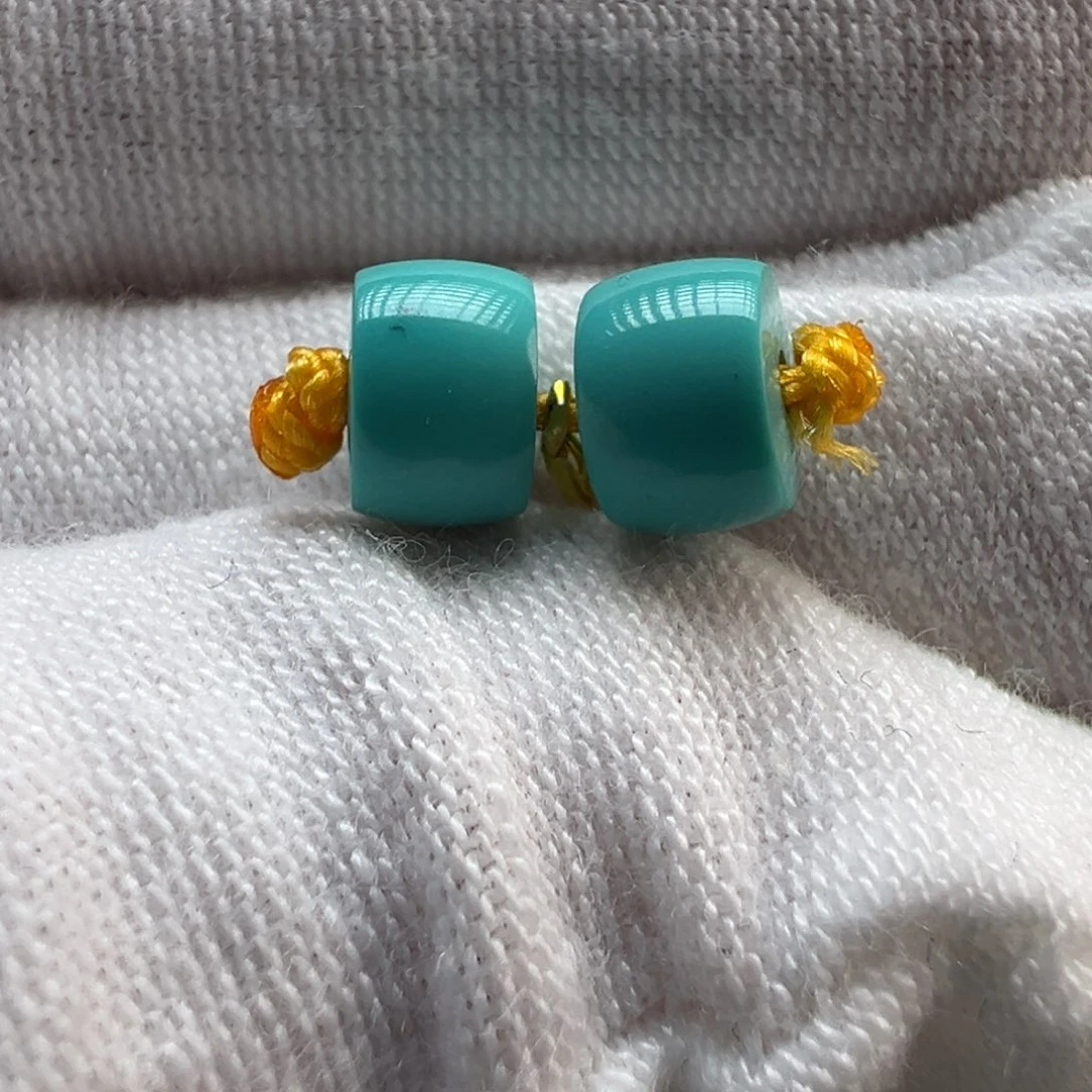 绿松石未镶嵌配饰6.4×4.4