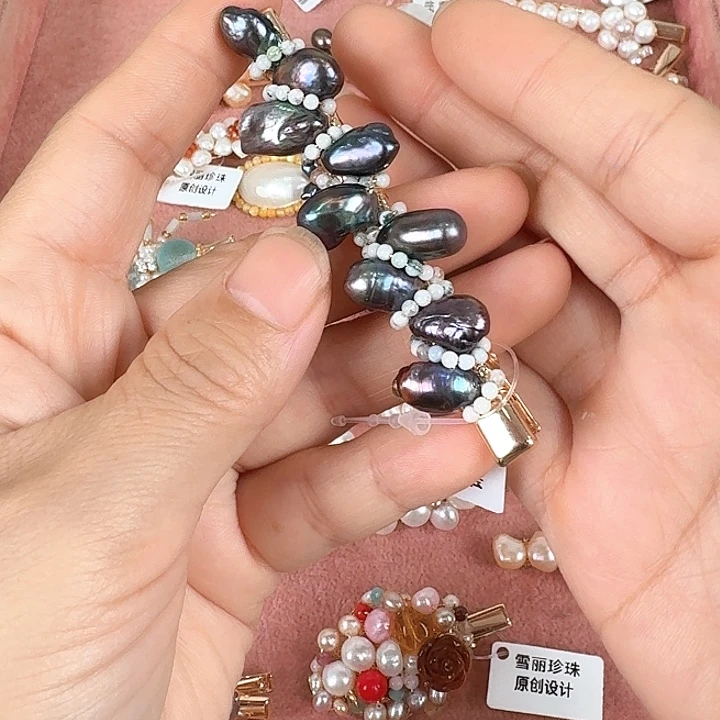 未镶嵌淡水珍珠发饰