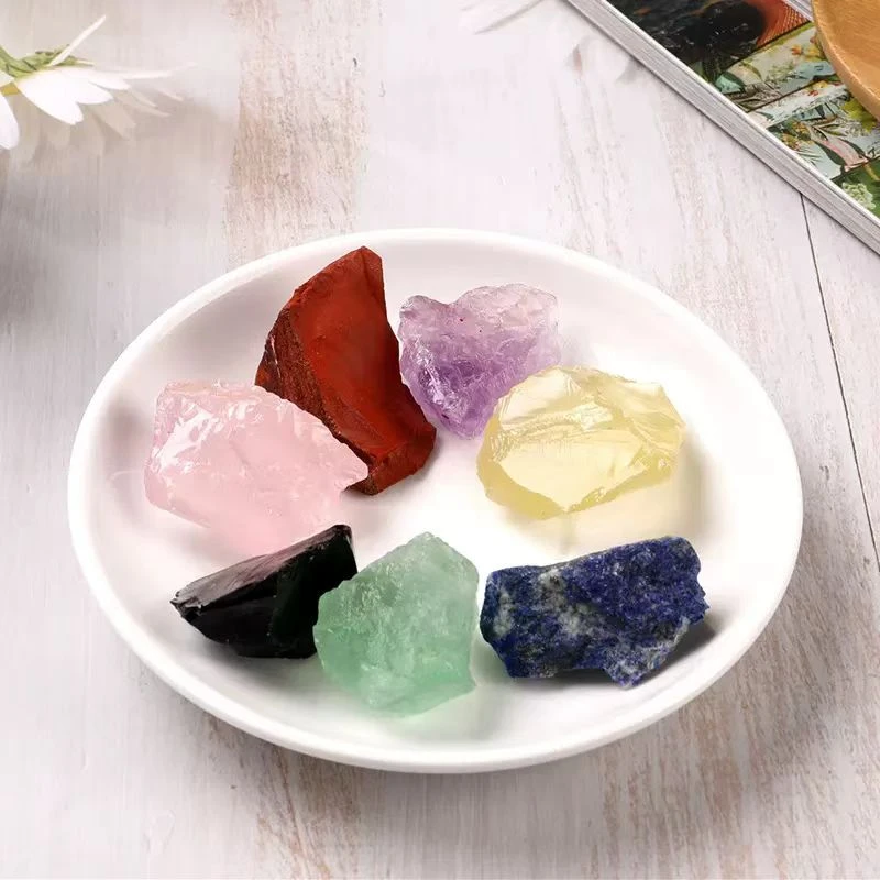 天然水晶石荧石枝枝diy水晶石