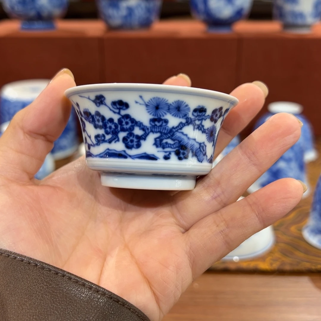望月松竹梅马蹄杯