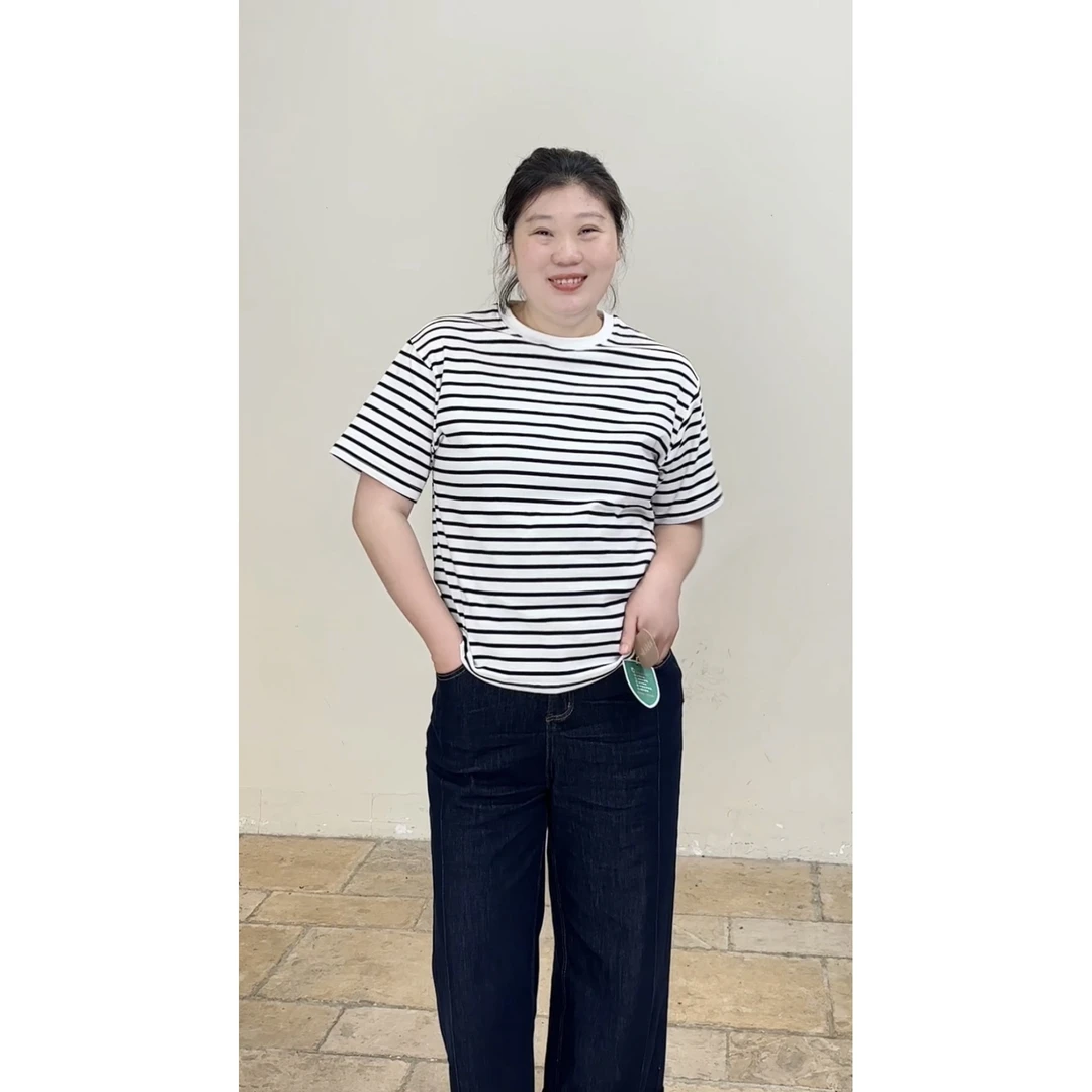 溪上新款--穿不腻经典条纹T